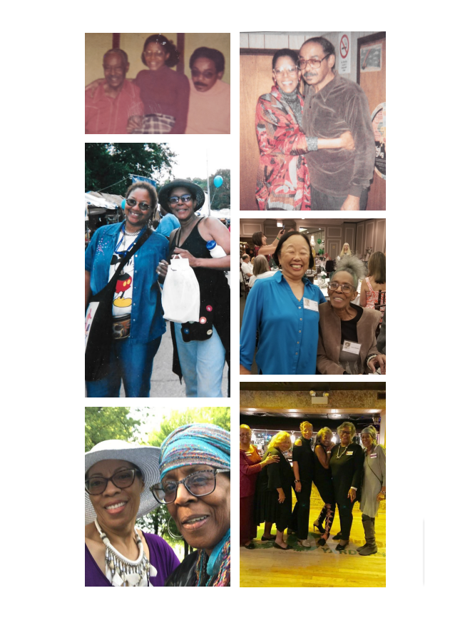 Pictures of Lynn D. Ousley with family and friends